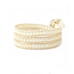 Leather wrap bracelet